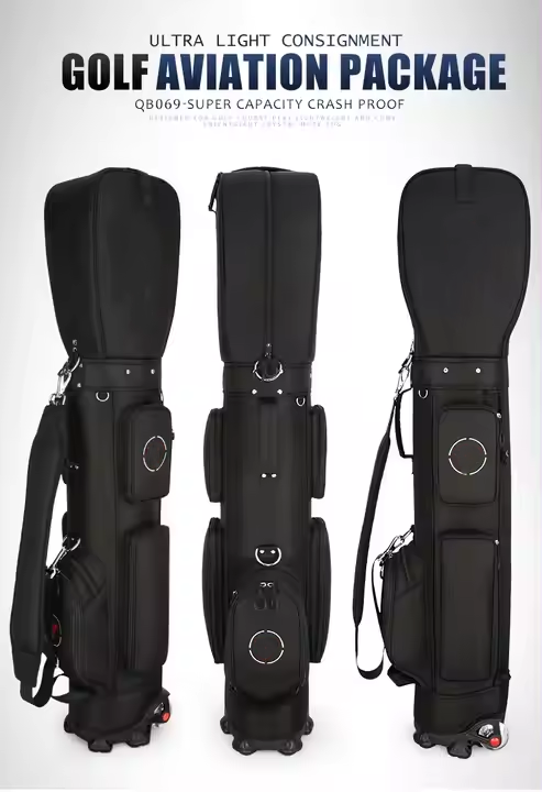 Travel Golf Bag while Nylon Lightweight Portable Golf Tour Sack