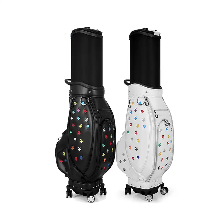 Custom Tour Golf Back White Golf Sack с колесами